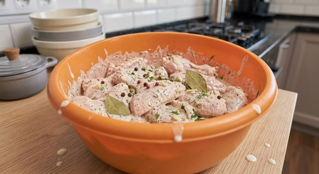 Маринад для курицы на кефире